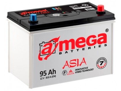 Аккумулятор A-mega Asia Ultra 95 JR (new)